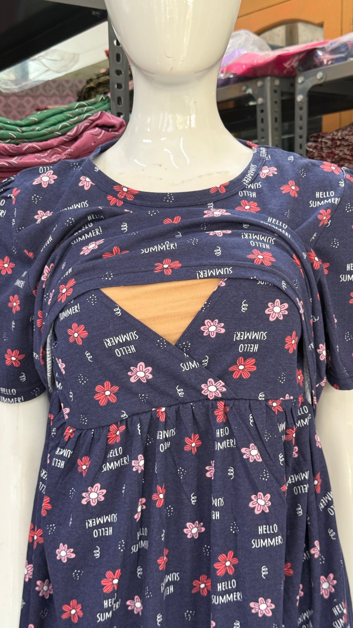 Feeding zipless frock