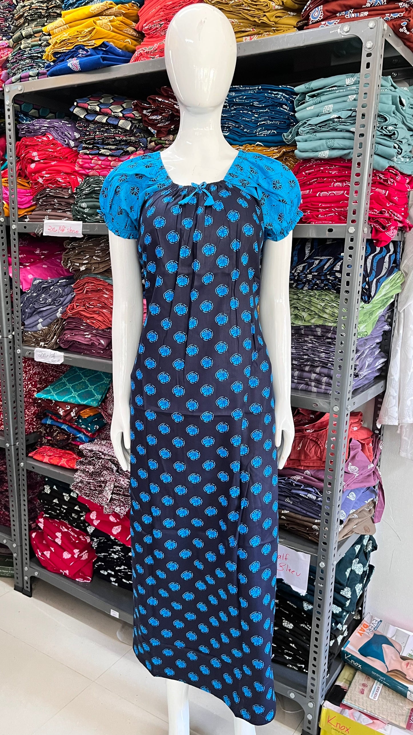 puff sleeve nighty