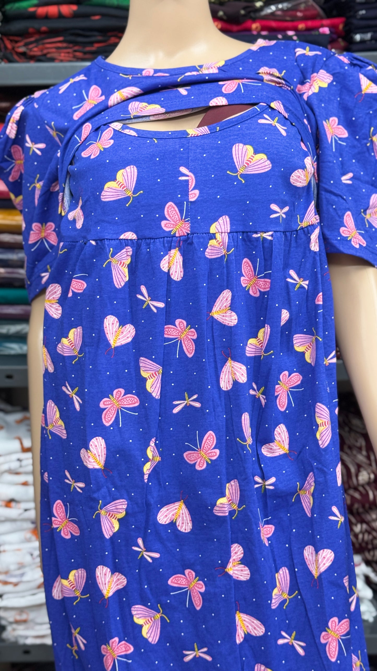 Feeding zipless frock