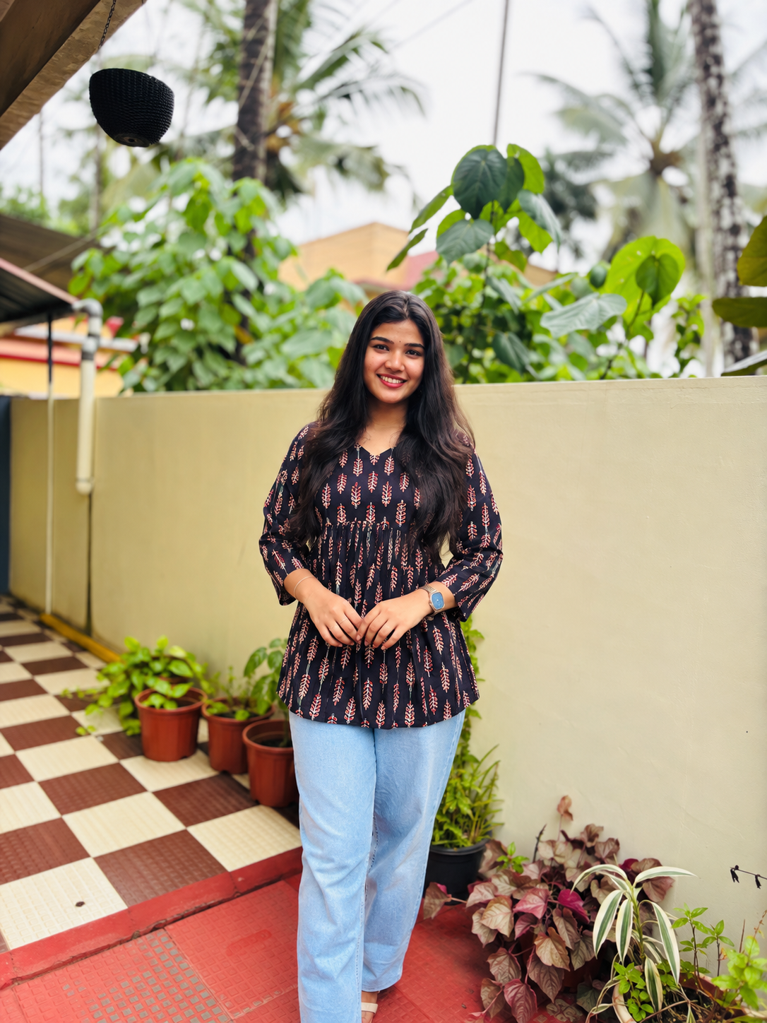 Peplum Short Kurti