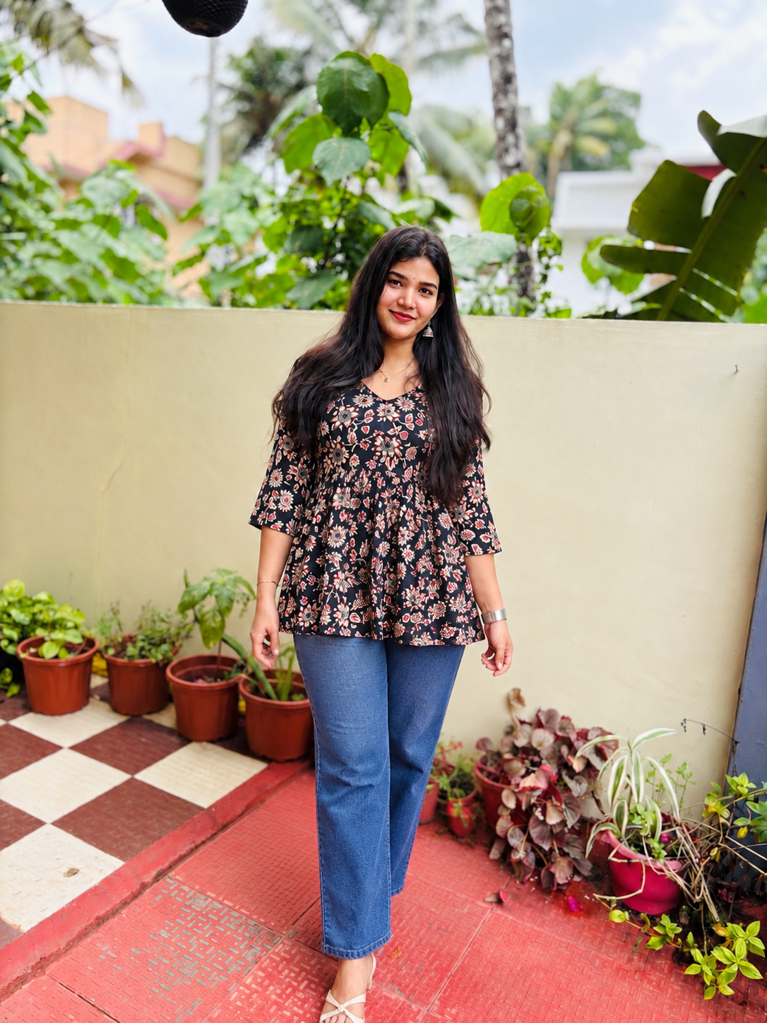 Peplum Short Kurti