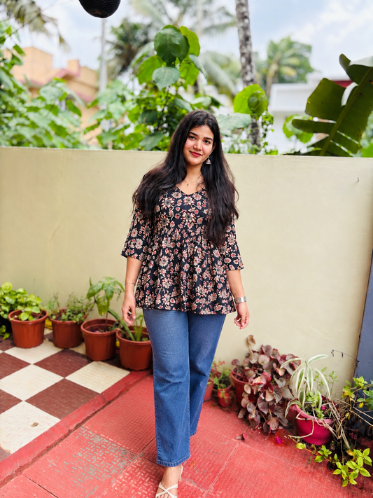 Peplum Short Kurti