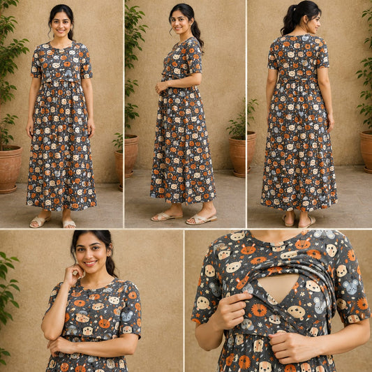 Feeding zipless frock