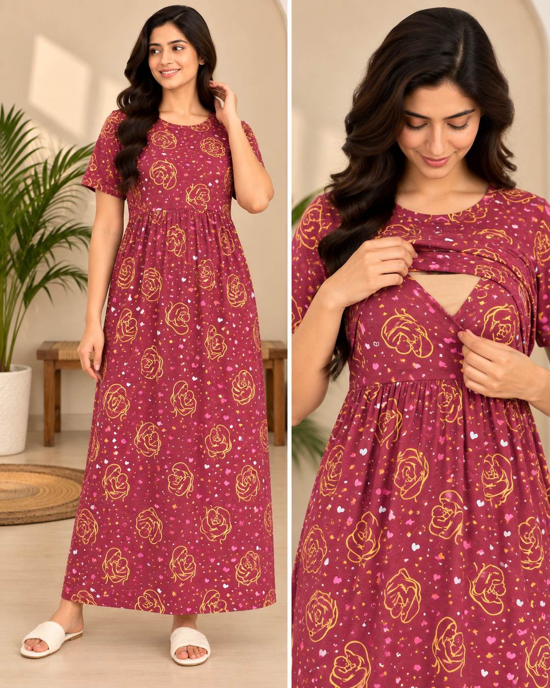 Feeding zipless frock