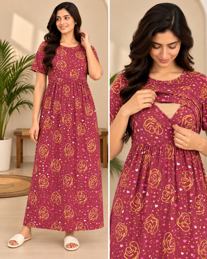 Feeding zipless frock