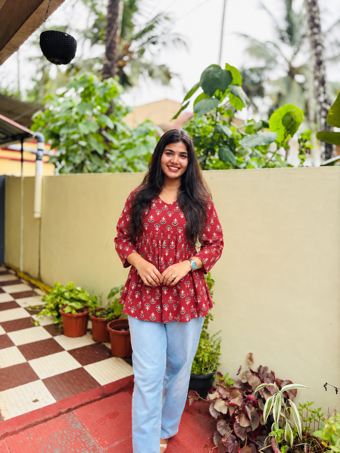Peplum Short Kurti