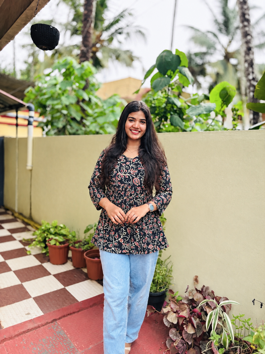Peplum Short Kurti