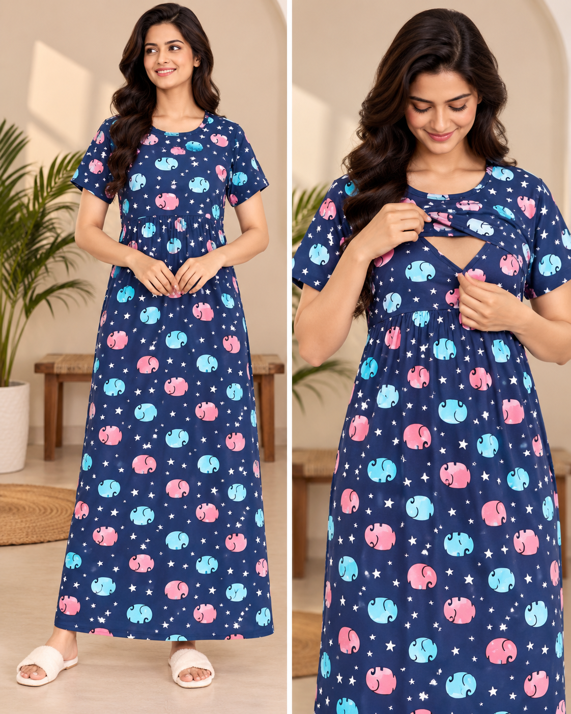 Feeding zipless frock
