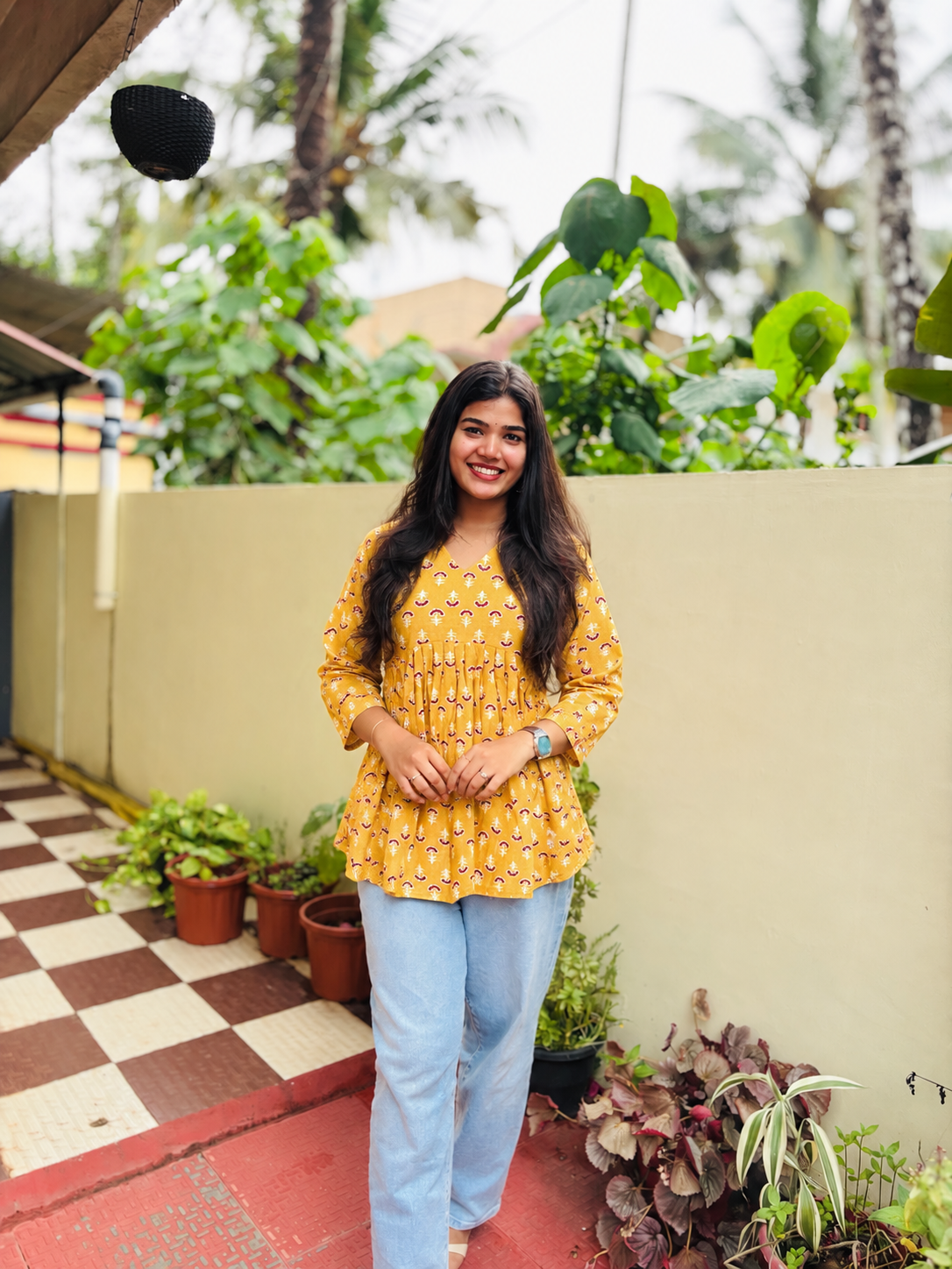 Peplum Short Kurti