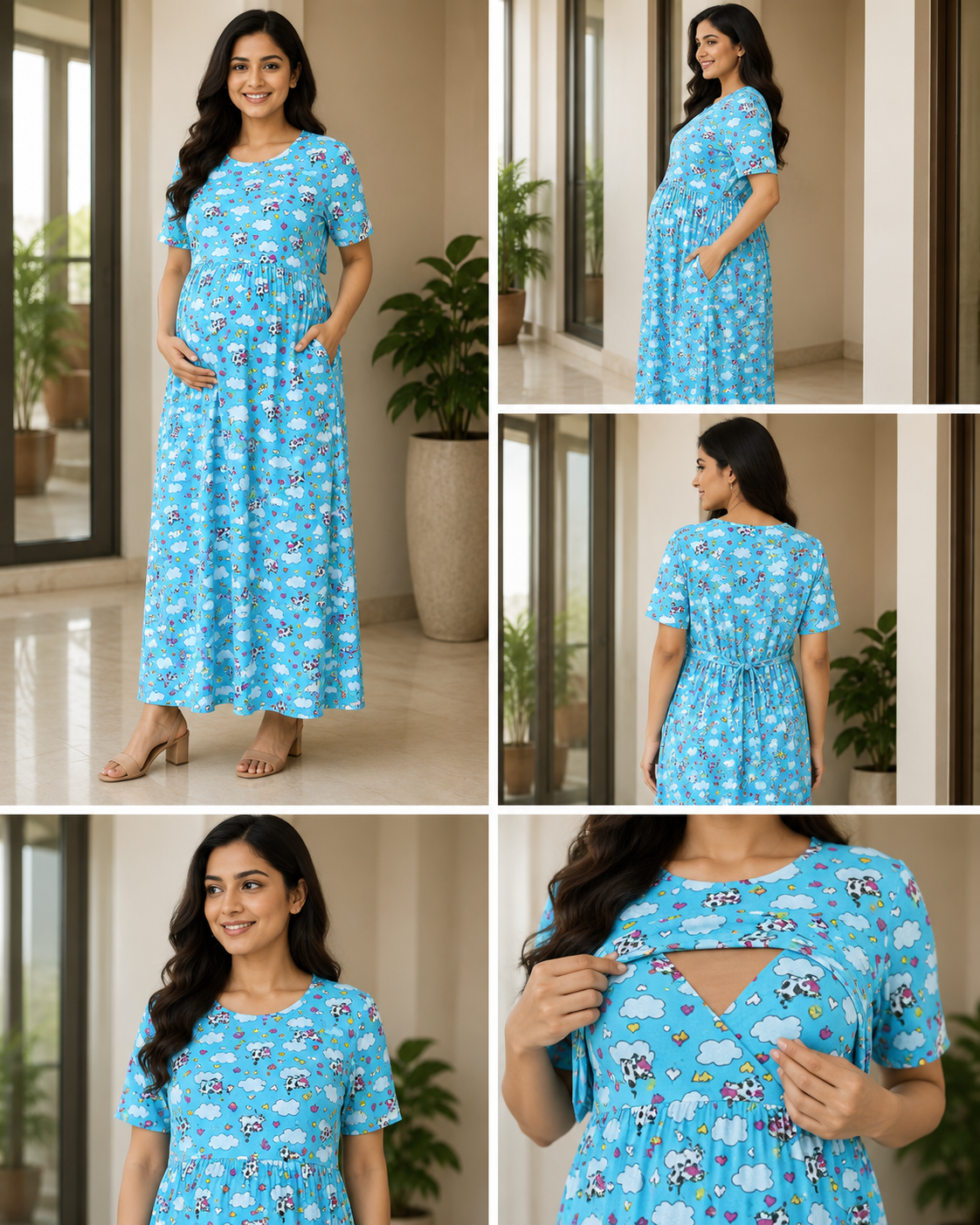 Feeding zipless frock