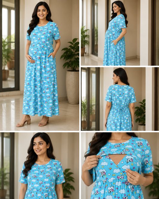 Feeding zipless frock