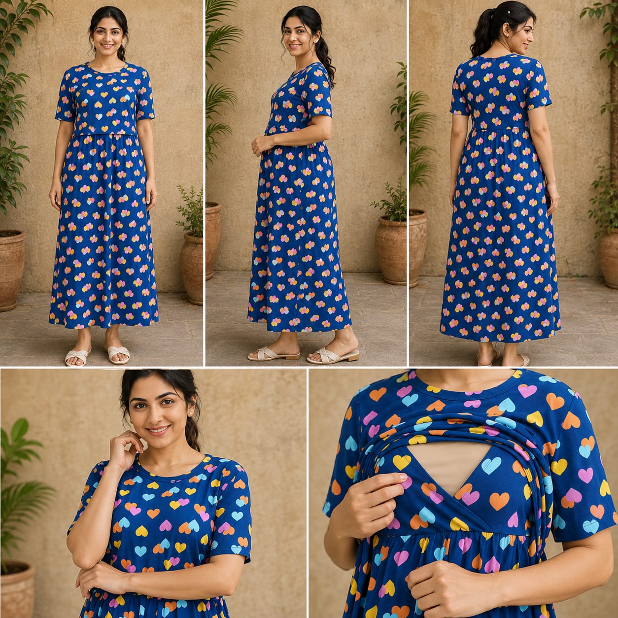 Feeding zipless frock