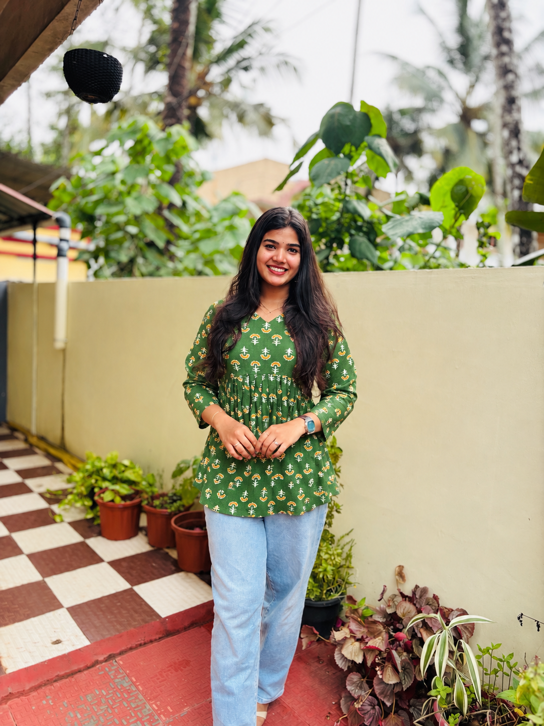 Peplum Short Kurti
