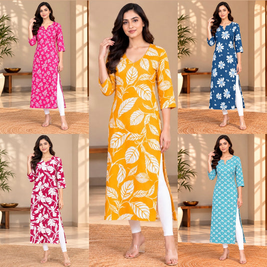 Kurti (combo-5pcs)