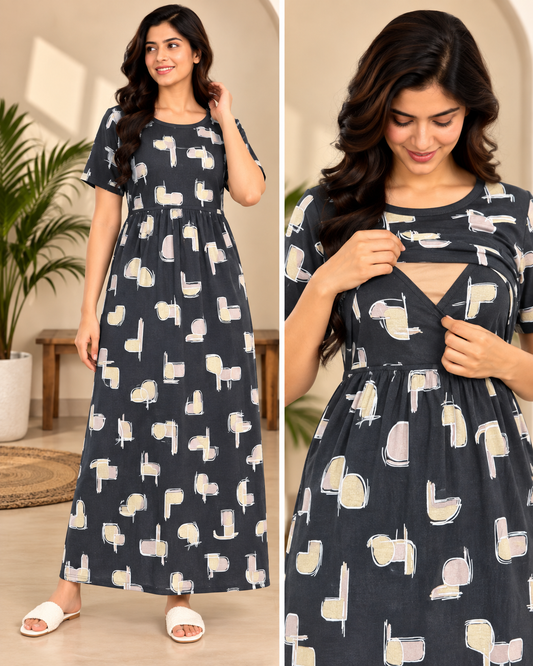 Feeding zipless frock