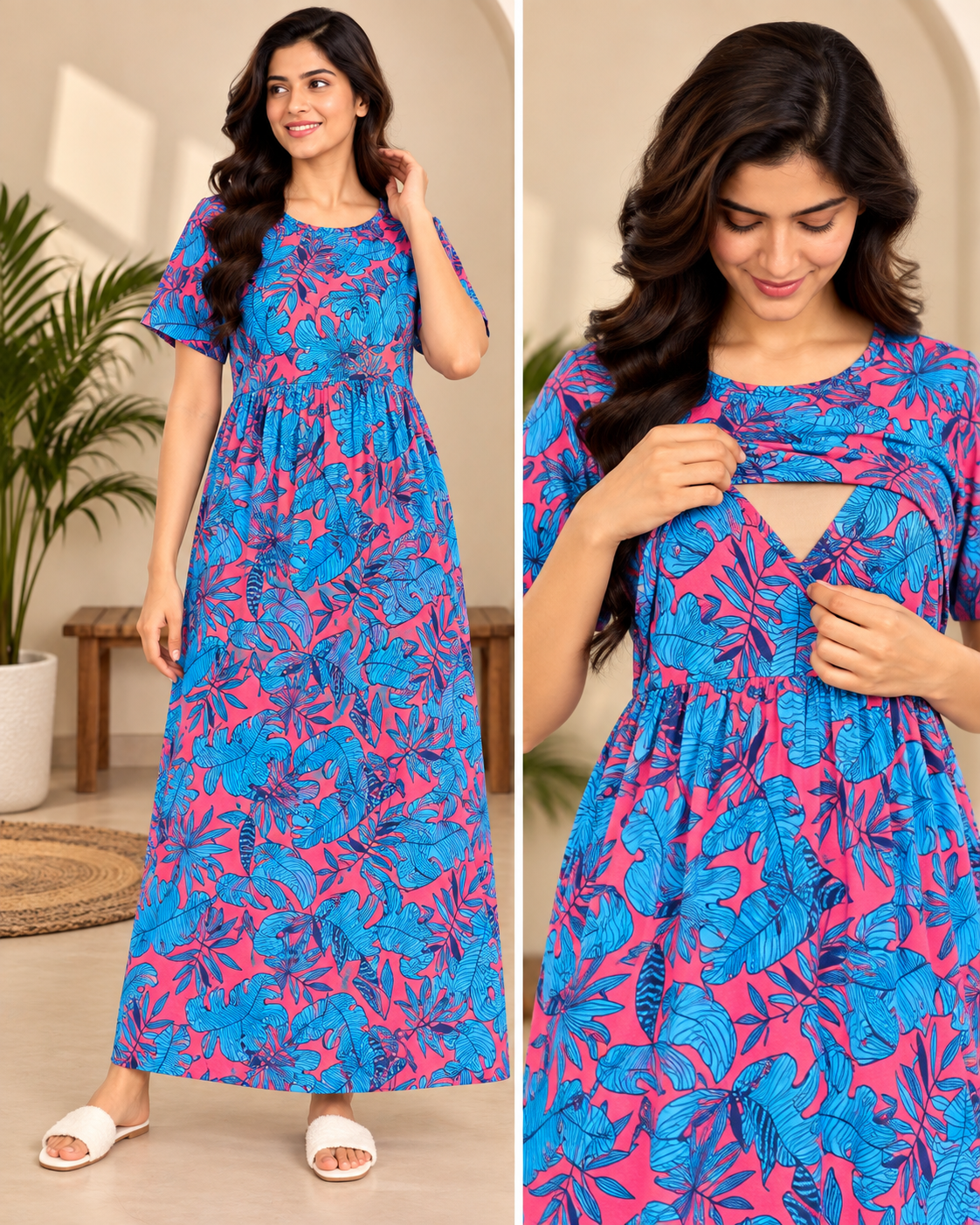 Feeding zipless frock