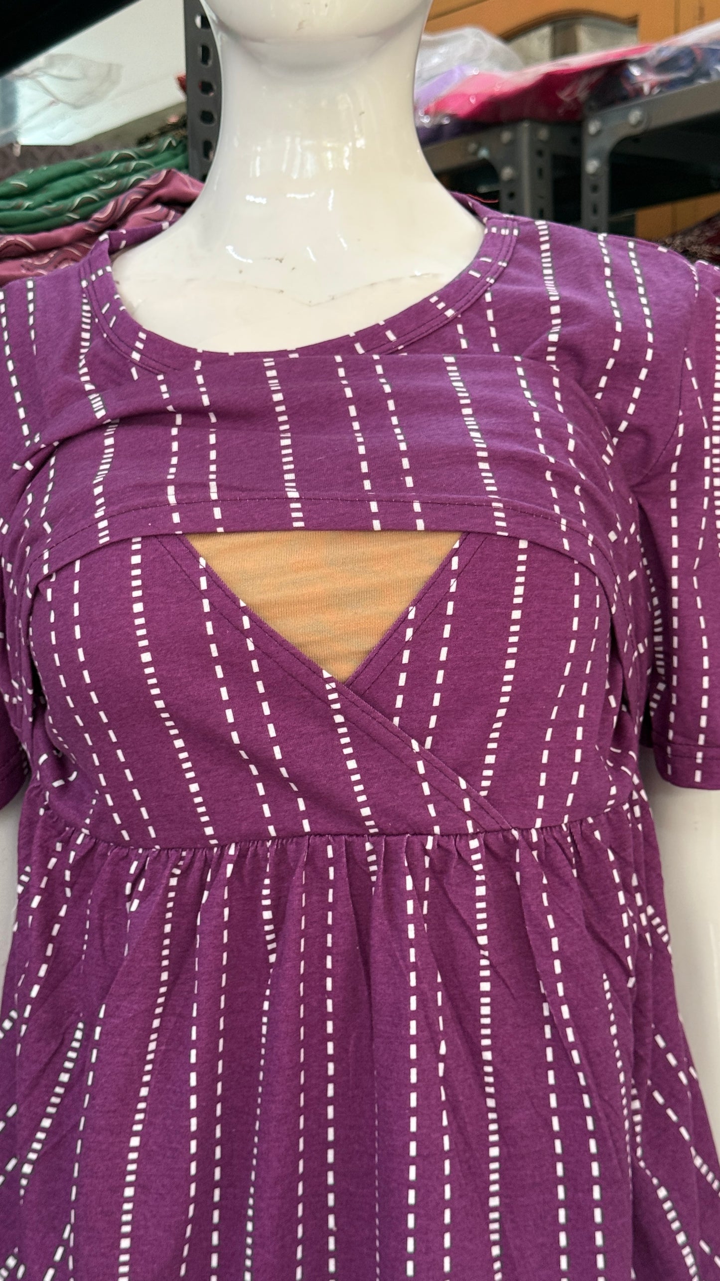 Feeding zipless frock