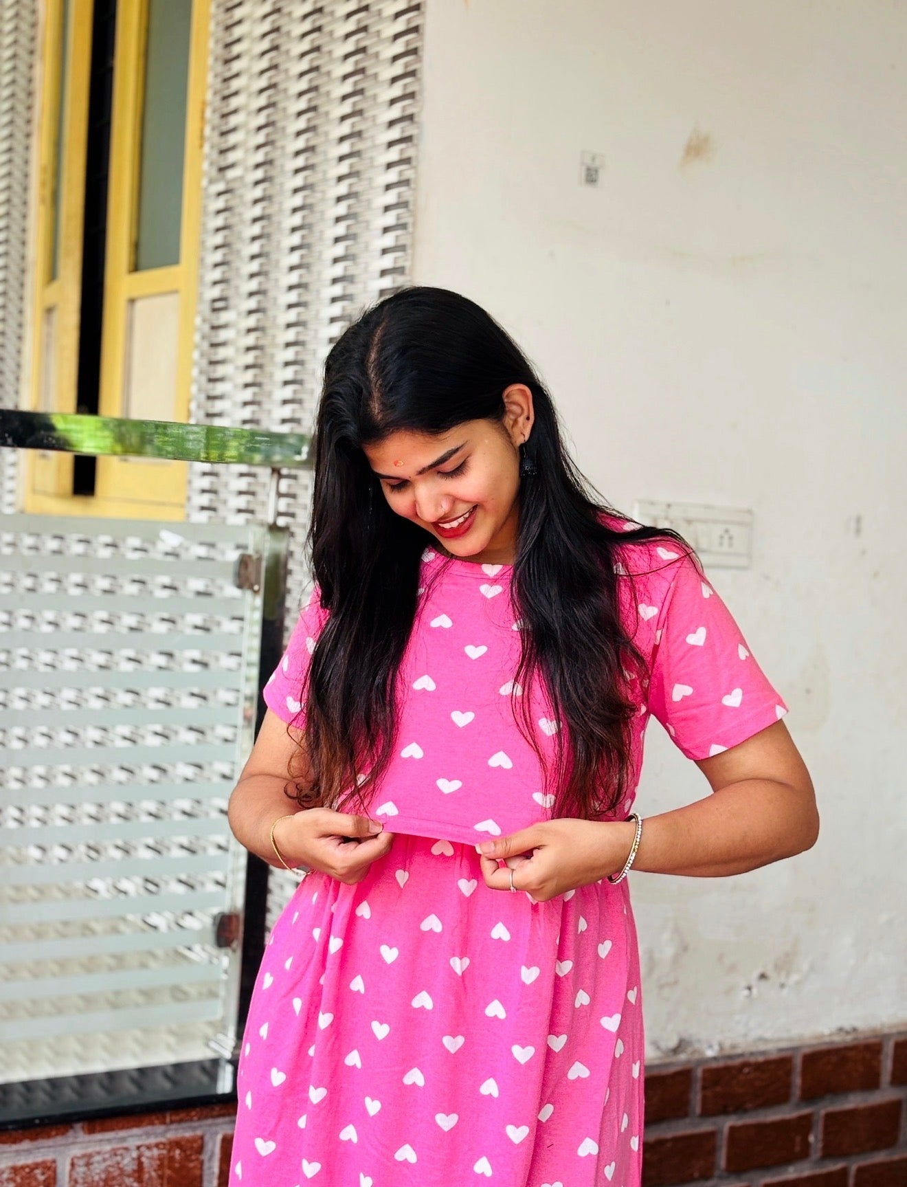 Feeding zipless frock