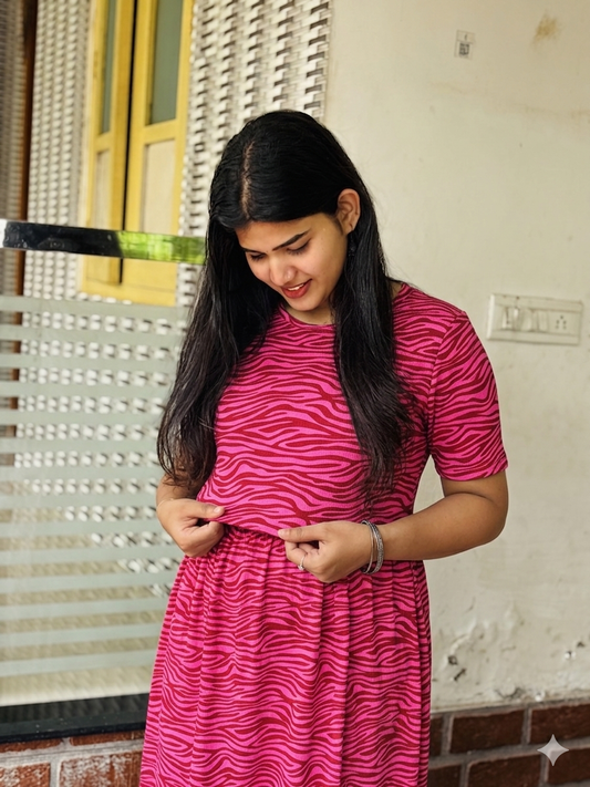 Feeding zipless frock