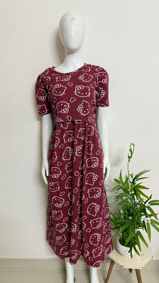 Feeding zipless frock