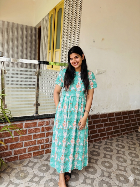 Feeding zipless frock
