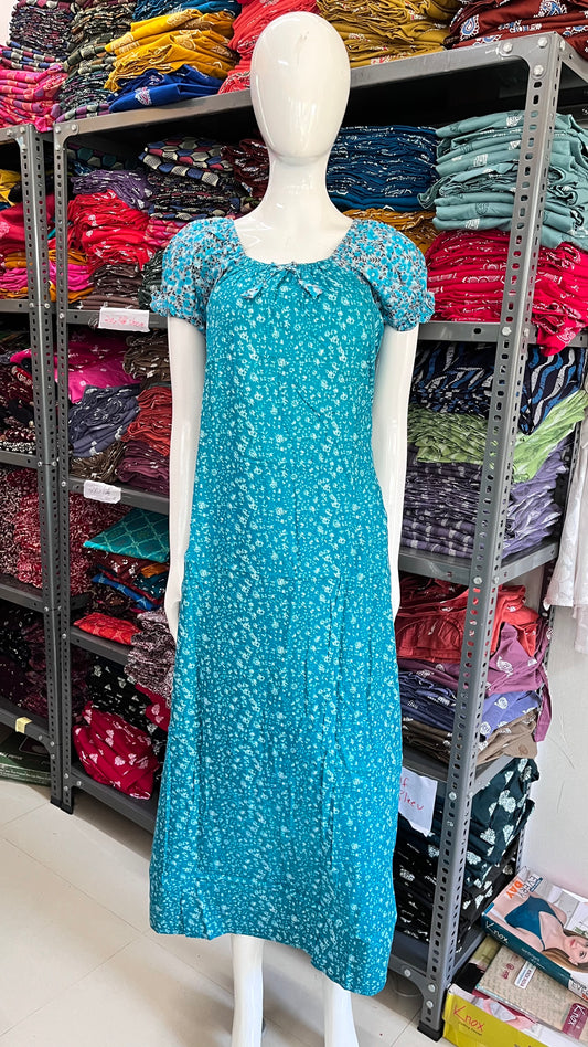 Puff sleeve nighty