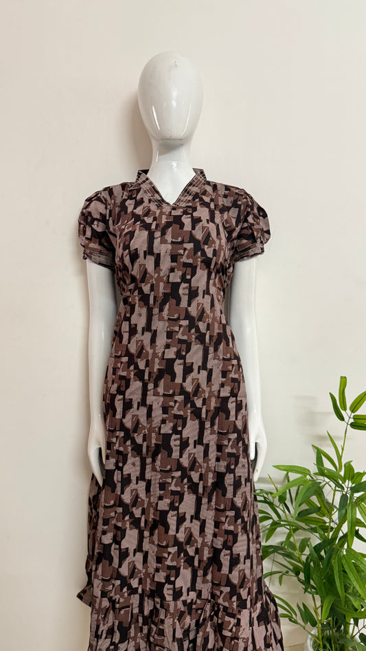 SEMI COLLAR FROCK