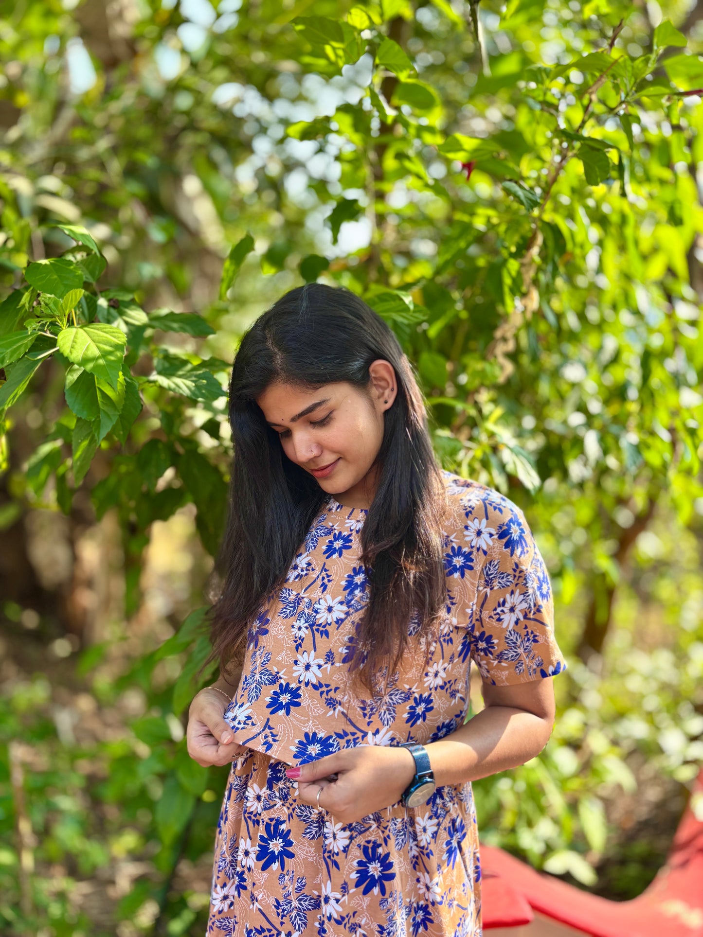 Feeding zipless frock