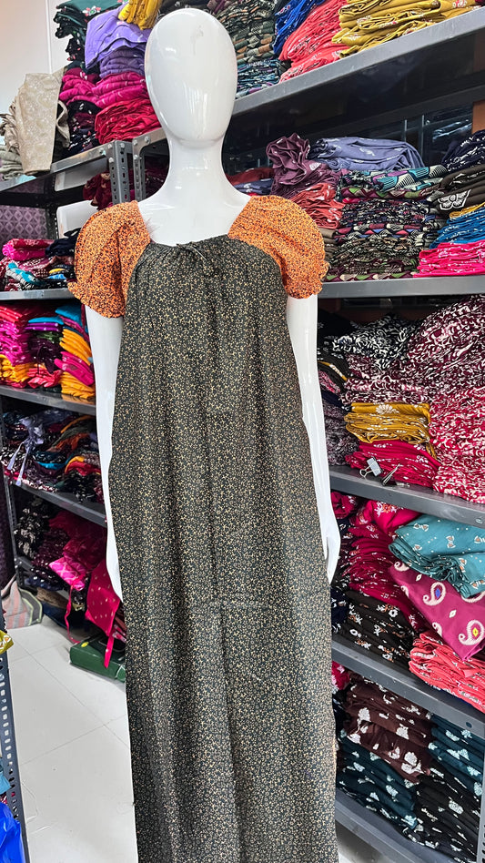 Puff sleeve nighty
