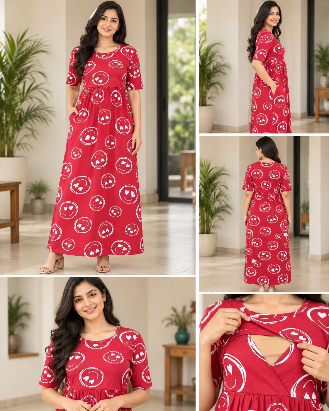 Feeding zipless frock