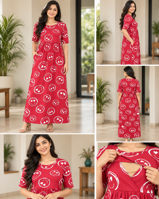 Feeding zipless frock