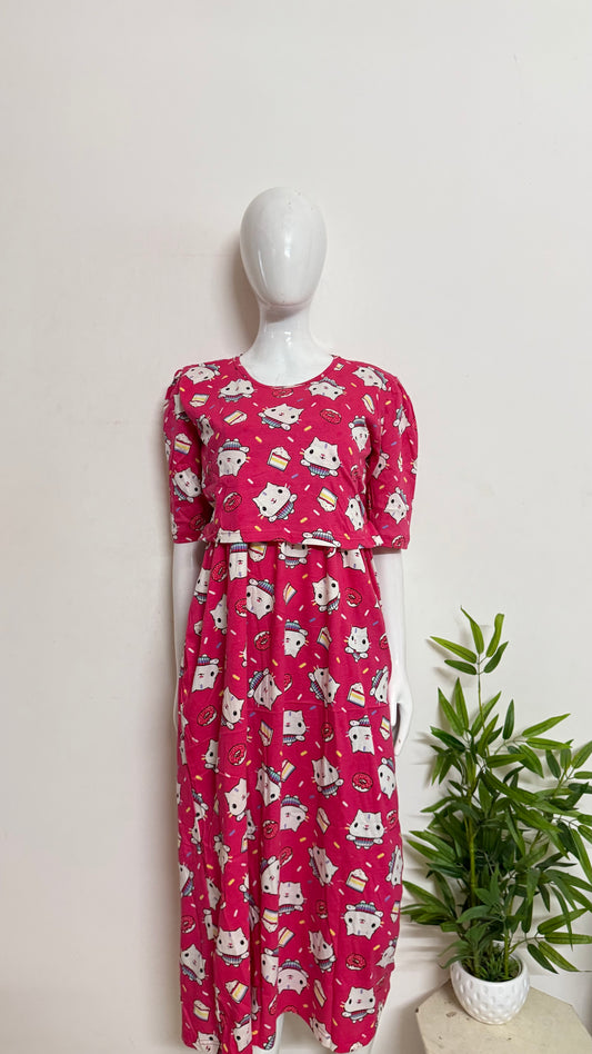 Feeding zipless frock
