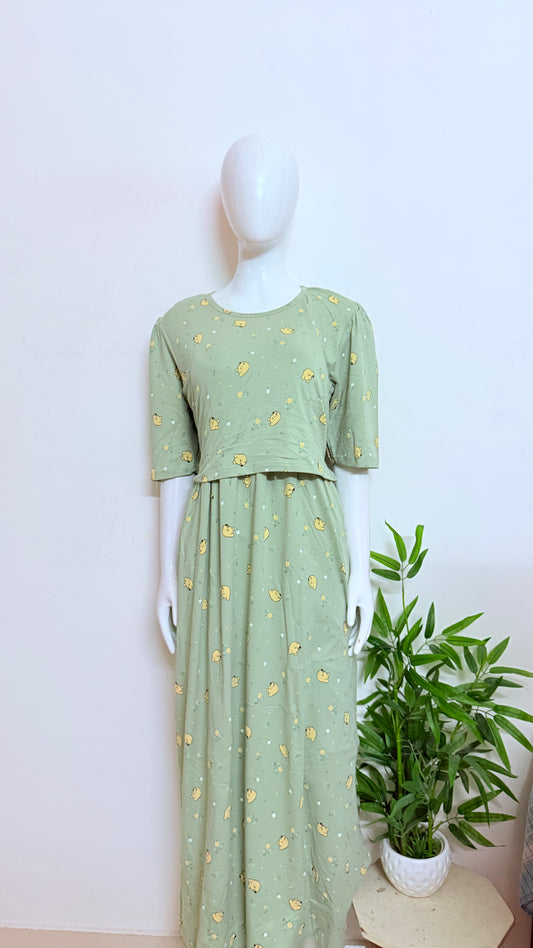 Feeding zipless frock