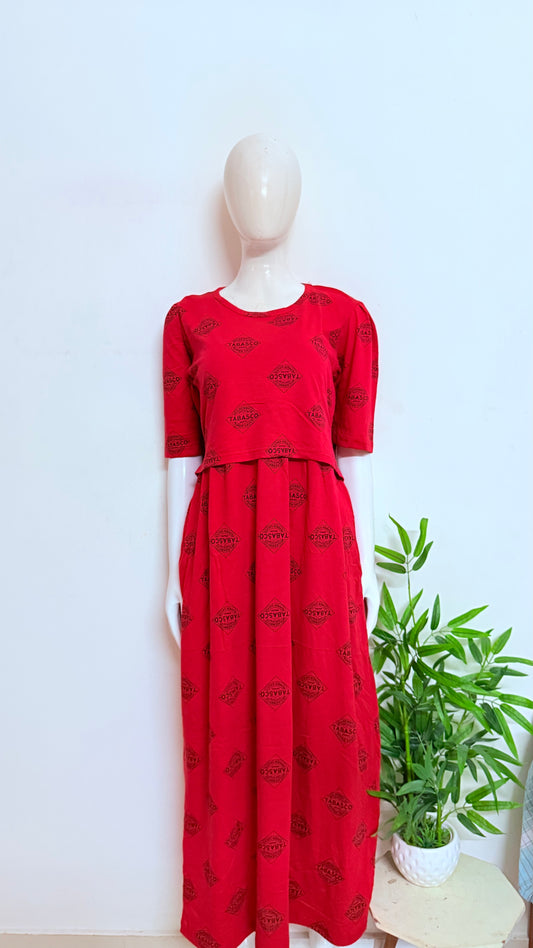 Feeding zipless frock