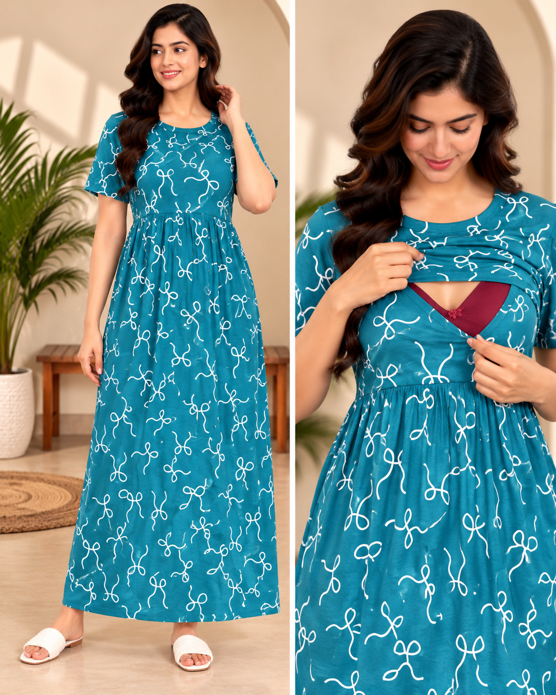 Feeding zipless frock