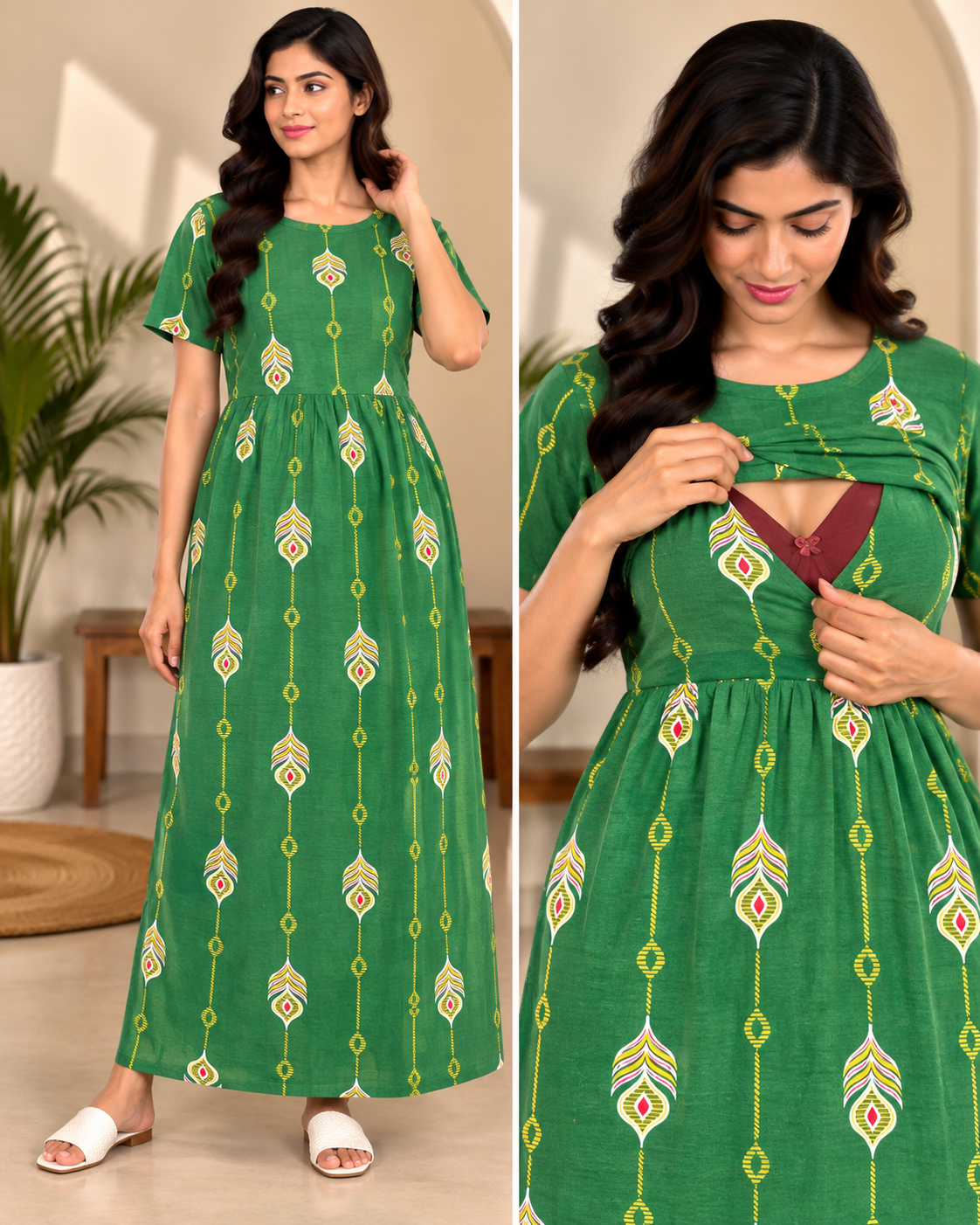 Feeding zipless frock