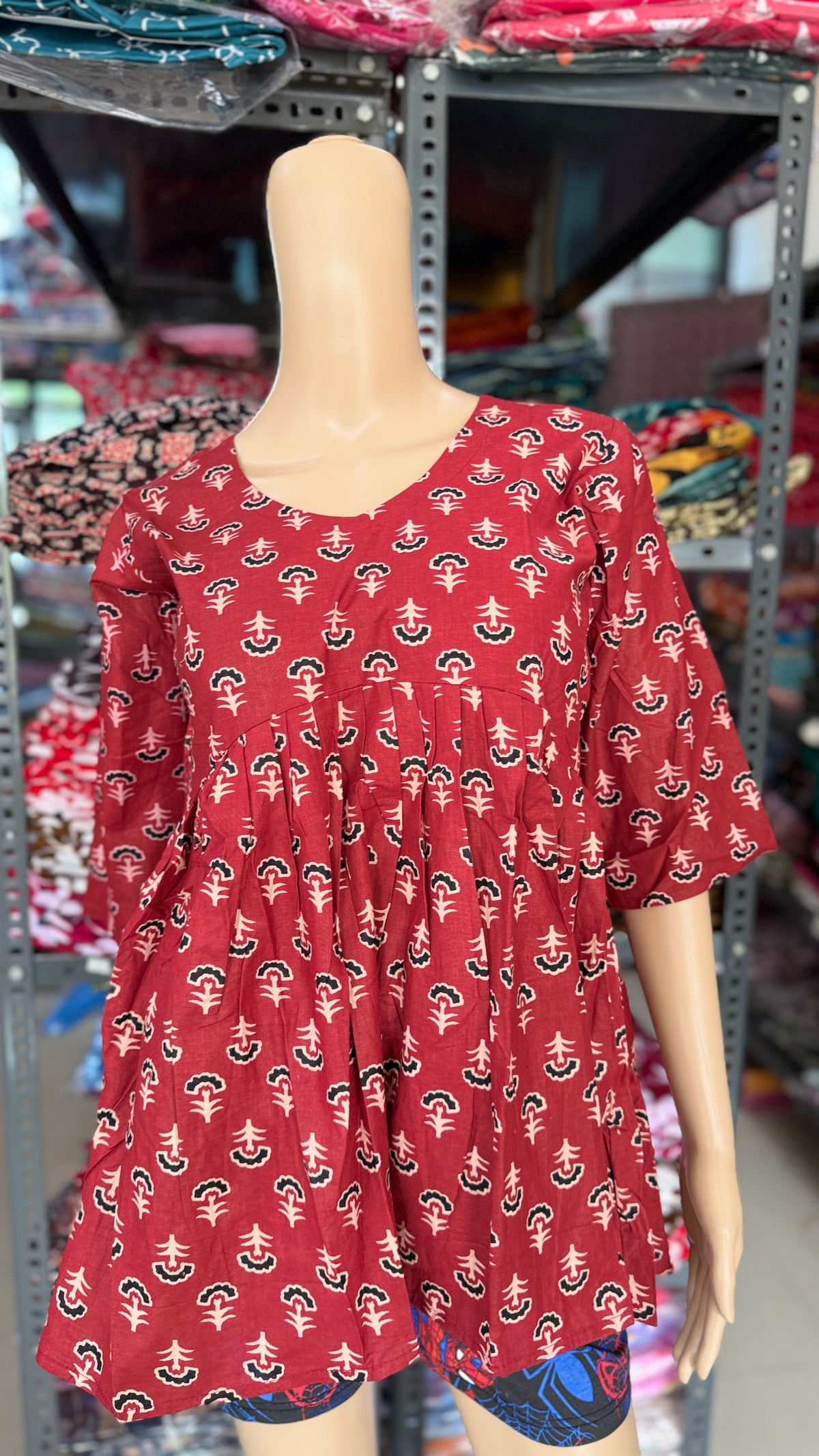 Peplum Short Kurti