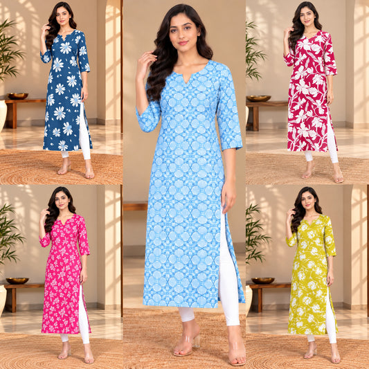 Kurti (combo-5pcs)