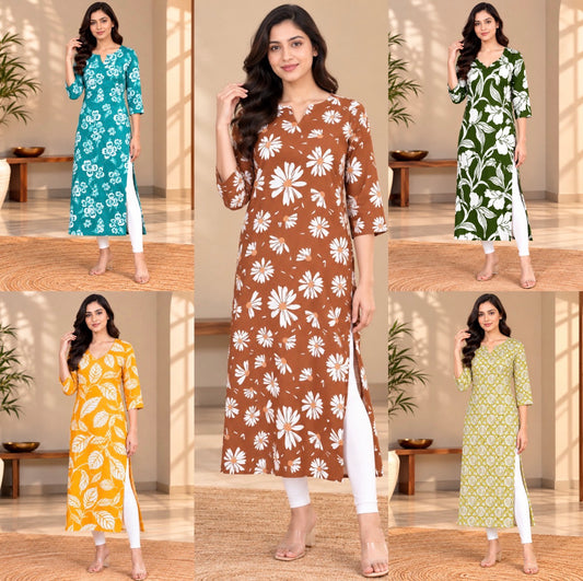 Kurti (combo-5pcs)
