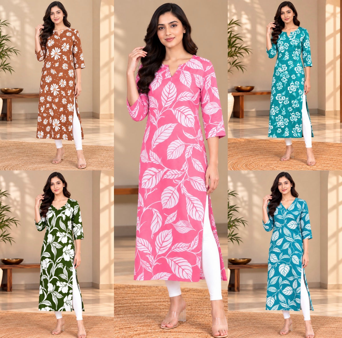 Kurti (combo-5pcs)