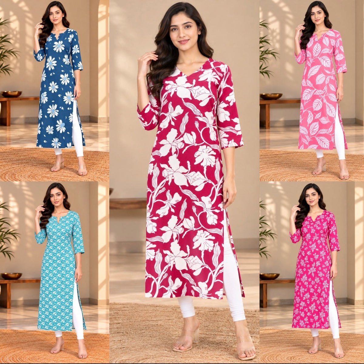 Kurti (combo-5pcs)