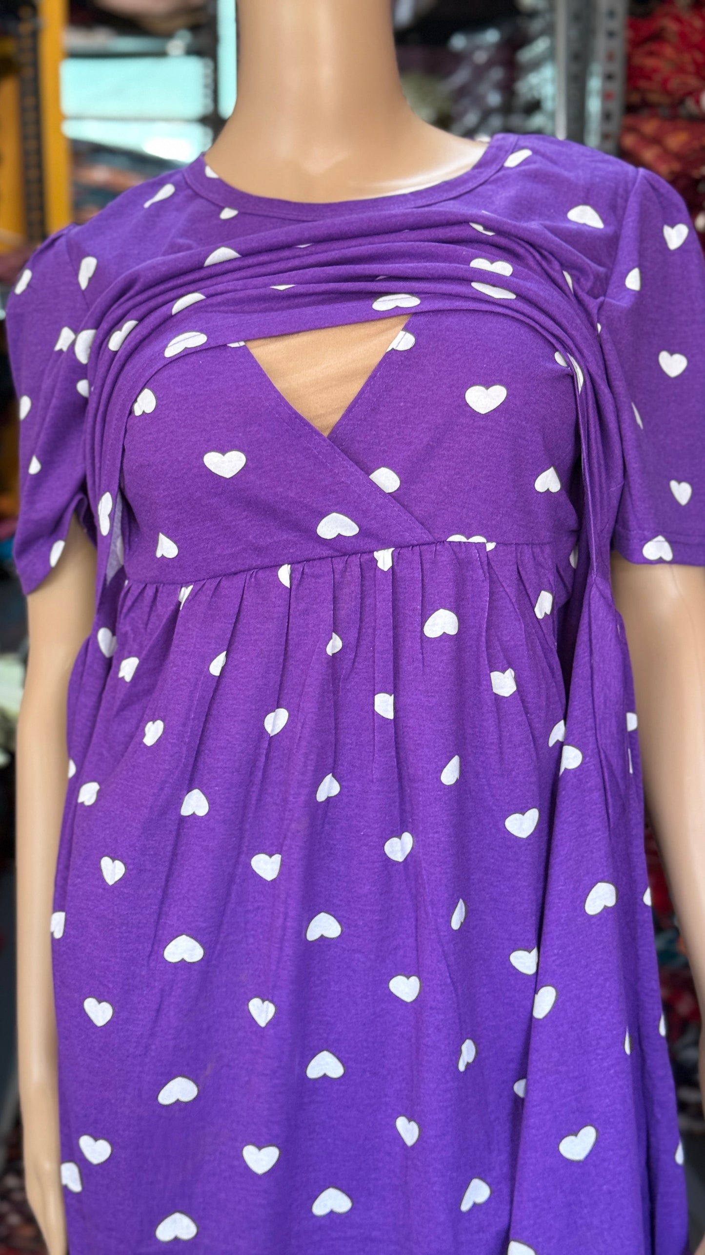 Feeding zipless frock
