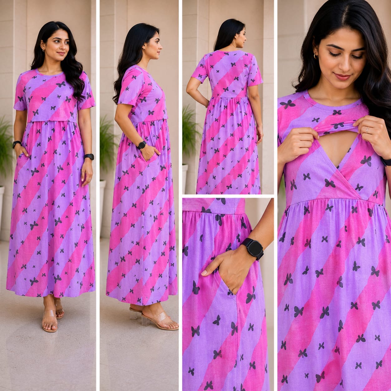 Feeding zipless frock