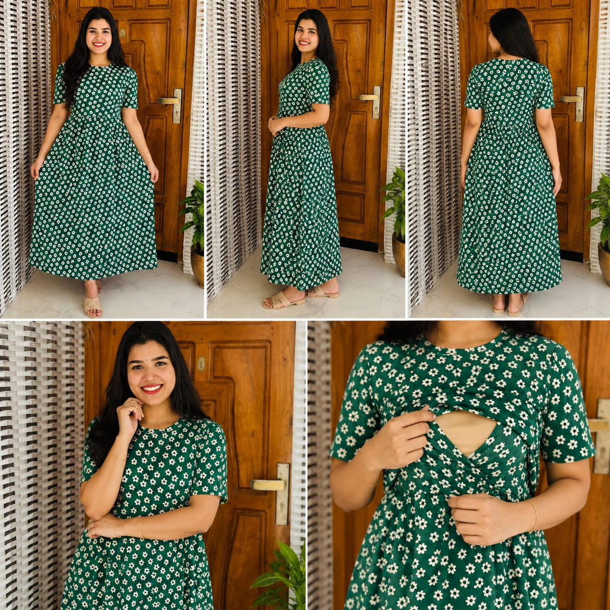 Feeding zipless frock